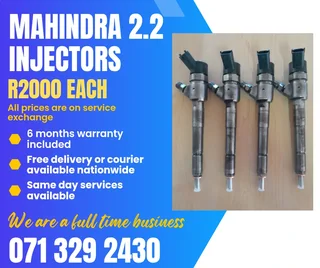 Mahindra 2.2 Injectors For Sale With Warranty On