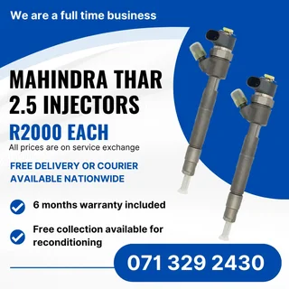 Mahindra Thar 2.5 Injectors For Sale With Warranty On
