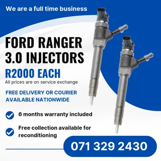 Mazda Bt50 3.0 Diesel Injectors For Sale With Warranty