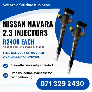 Nissan Navara 2.3 Diesel Injectors For Sale With Warranty