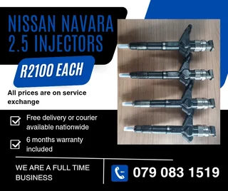 Nissan Navara 2.5 Injectors For Sale With Warranty On