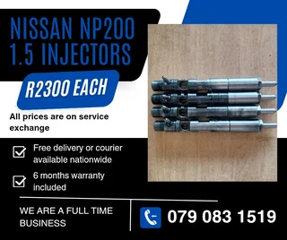 Nissan Np200 1.5 Diesel Injectors For Sale With Warranty