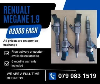 Renualt Megane 1.9 Injectors For Sale With Warranty