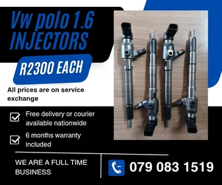 Vw Polo 1.6 Injectors For Sale With Warranty