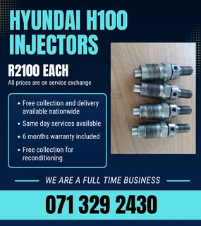 Hyundai H100 Diesel Injectors For Sale With Warranty