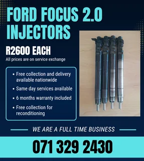Ford Focus 2.0 Injectors For Sale With Warranty