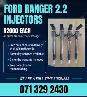 Ford Ranger 2,2 Injectors For Sale With Warranty