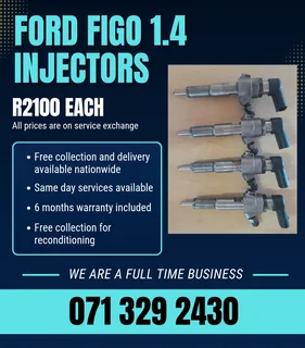 Ford Figo 1.4 Diesel Injectors For Sale With Warranty