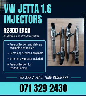 Vw Jetta 1.6 Diesel Injectors For Sale With Warranty