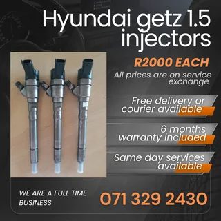 Hyundai Getz 1.5 Diesel Injectors For Sale With Warranty