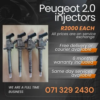 Peugeot 2.0 Diesel Injectors For Sale With Warranty