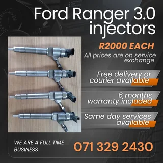 Ford Ranger 3.0 Diesel Injectors For Sale With Warranty