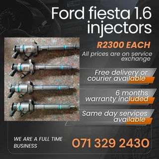 Ford Fiesta 1.6 Injectors For Sale With Warranty