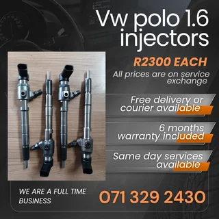 Vw Polo 1.6 Diesel Injectors For Sale With Warranty