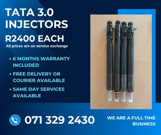Tata Xenon 3.0 Injectors For Sale With Warranty On