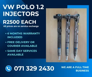 Vw Polo 1.2 Diesel Injectors For Sale With Warranty