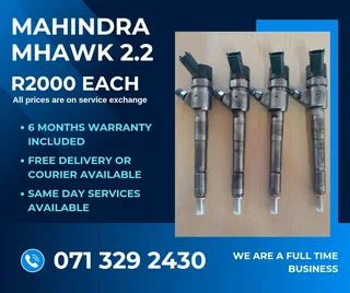 Mahindra Mhawk Injectors For Sale With Warranty On