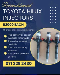 Toyota Hilux Diesel Injectors For Sale With Warranty On