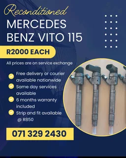 Mercedes Benz Vito 115 Injectors For Sale With Warranty