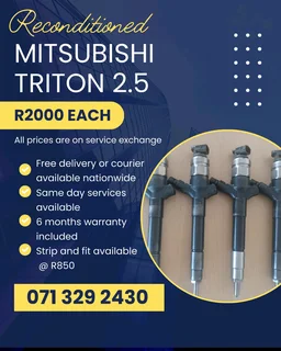 Mitsubishi Triton 2.5 Injectors For Sale With Warranty On