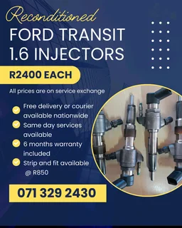 Ford Transit 1.6 Injectors For Sale With Warranty