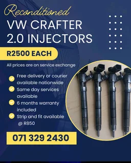 Vw Crafter 2.0 Diesel Injectors For Sale With Warranty