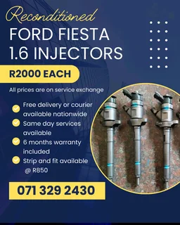 Ford Fiesta 1.6 Injectors For Sale With Warranty