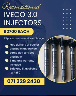 Iveco 3.0 Injectors For Sale With Warranty On