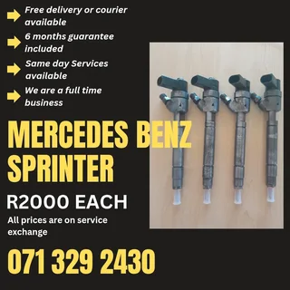 Mercedes Benz Sprinter Injectors For Sale With Warranty On