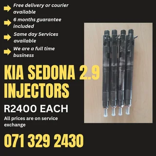 Kia Sedona 2.9 Injectors For Sale With Warranty On