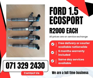 Ford Ecosport 1.5 Injectors For Sale With Warranty