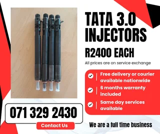 Tata 3.0 Diesel Injectors For Sale With Warranty On