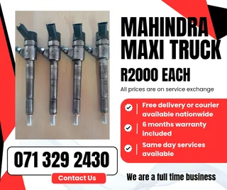 Mahindra Maxi Truck Injectors For Sale With Warranty On