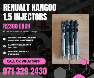 Renualt Kangoo 1.5 Diesel Injectors For Sale With Warranty