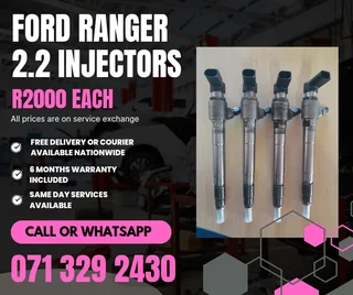 Ford Ranger 2.2 Diesel Injectors For Sale With Warranty