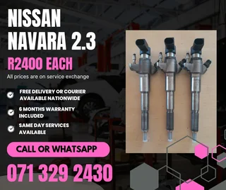 Nissan Navara 2.3 Diesel Injectors For Sale With Warranty
