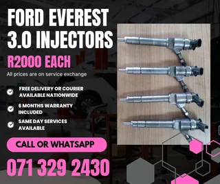 Ford Everest 3.0 Diesel Injectors For Sale With Warranty
