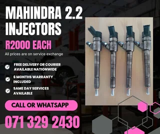 Mahindra 2.2 Injectors For Sale With Warranty On