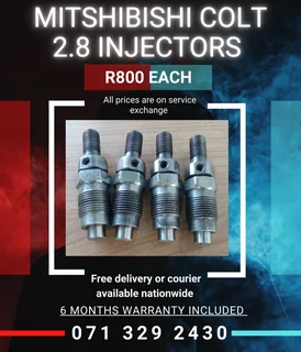 Mitshubishi Colt 2.8 Injectors For Sale With Warranty