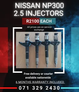 Nissan Np300 2.5 Injectors For Sale With Warranty