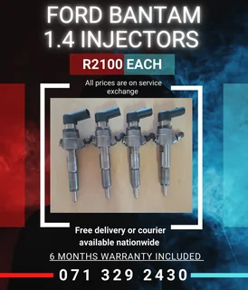 Ford Bantam 1.4 Injectors For Sale With Warranty