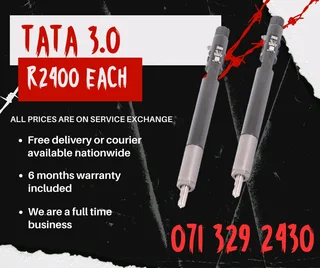 Tata 3.0 Injectors For Sale With Warranty