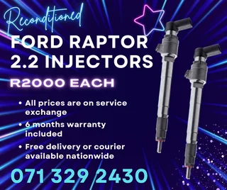Ford Raptor 2.2 Injectors For Sale With Warranty