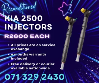 Kia 2500 Injectors For Sale With Warranty