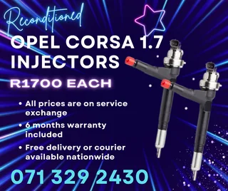 Opel Corsa 1.7 Injectors For Sale With Warranty
