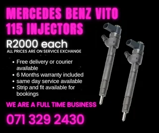Mercedes Benz Sprinter Injectors For Sale With Warranty Included
