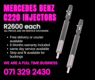 Mercedes Benz C220 Injectors For Sale With Warranty