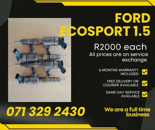 Ford Ecosport 1.5 Injectors For Sale With Warranty