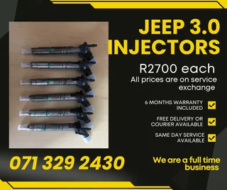 Jeep 3.0 Injectors For Sale With Warranty