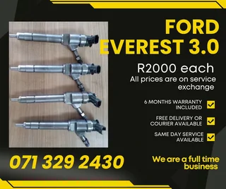 Ford Everest 3.0 Injectors For Sale With Warranty
